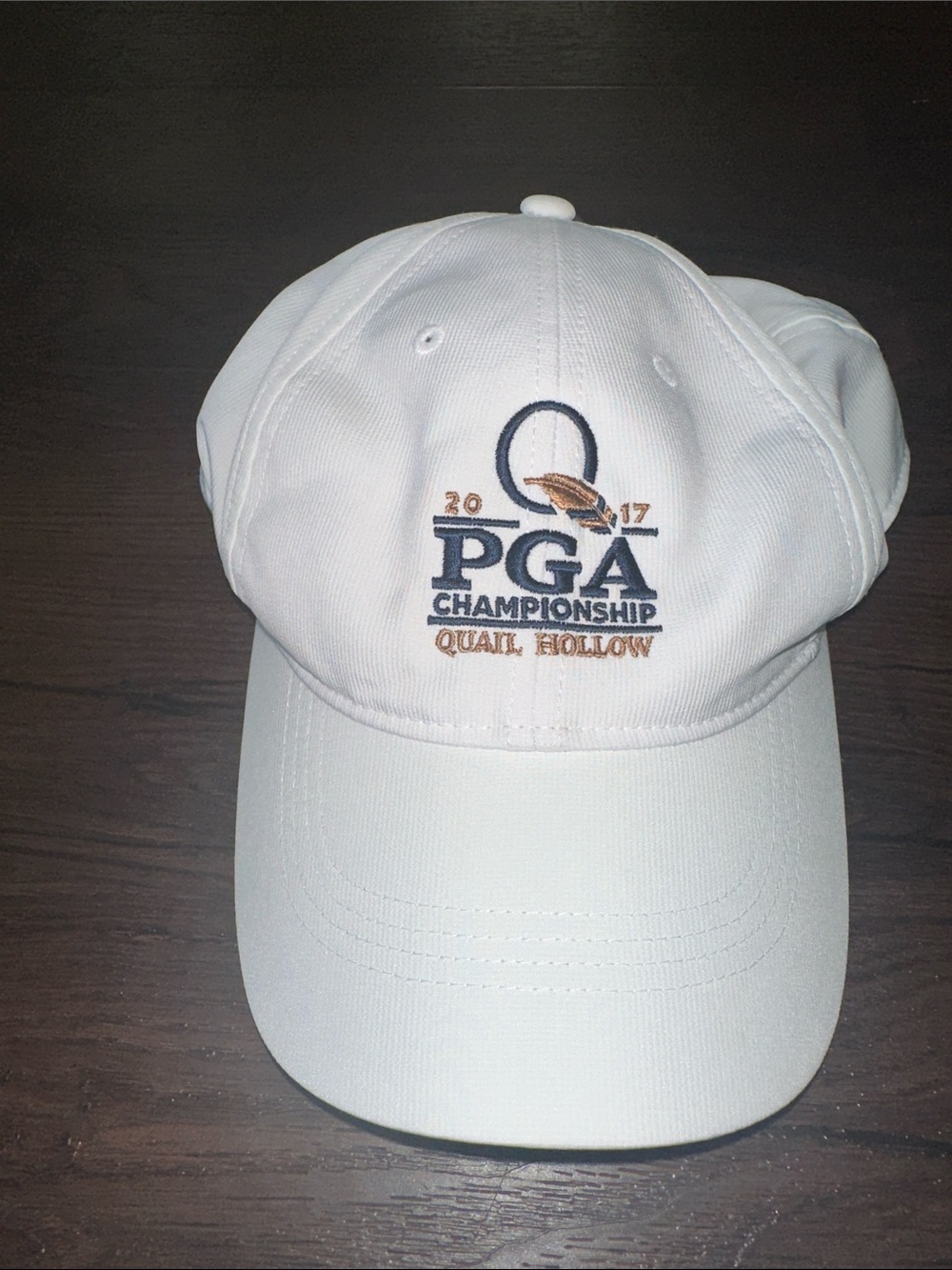 2017 PGA Championship Quail Hollow Nike White Baseball Cap